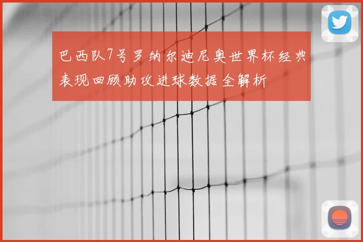 巴西队7号罗纳尔迪尼奥世界杯经典表现回顾助攻进球数据全解析